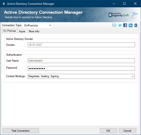 Active Directory Connection Manager